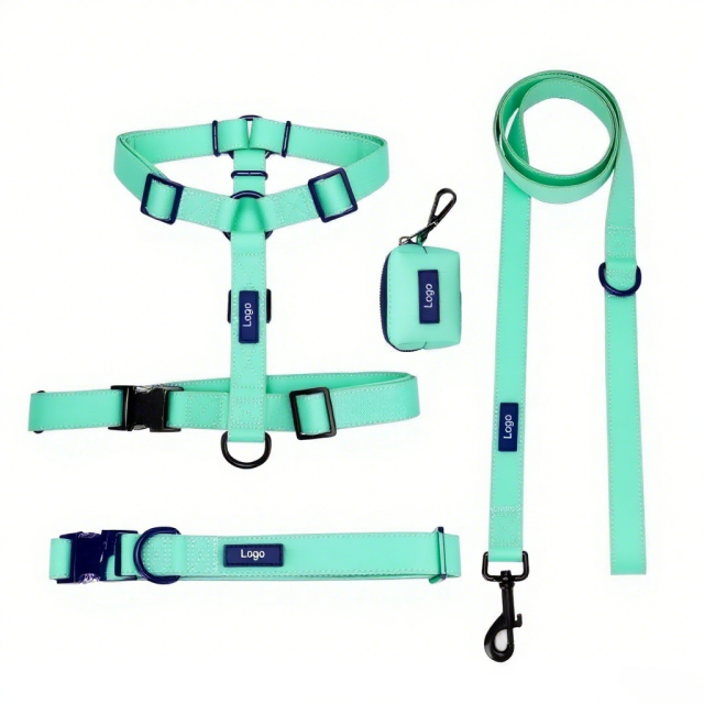 Manufacturers Custom Neoprene Pet Harness Luxury Adjustable H Strap No Pull Reversible Dog Harness Kit