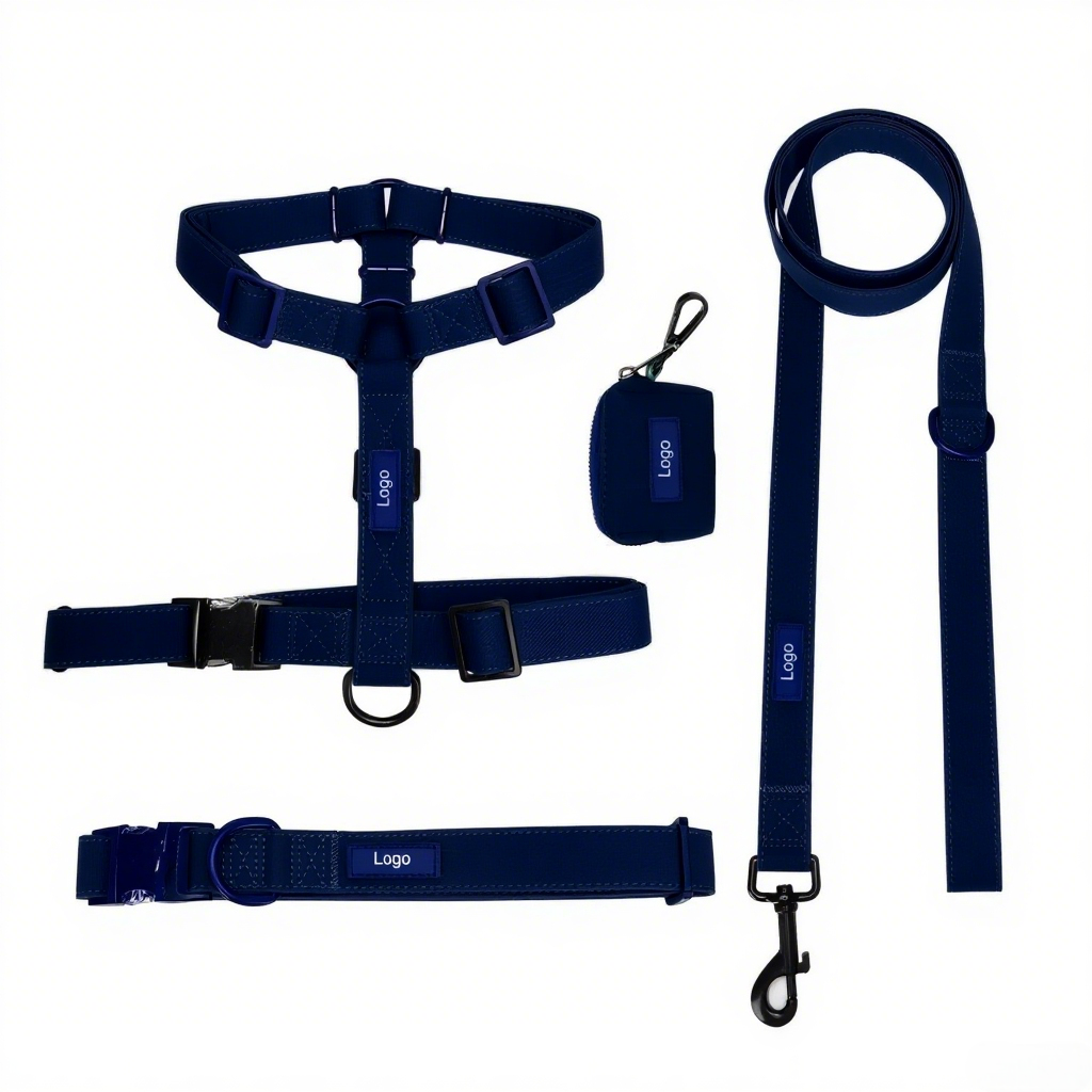 Manufacturers Custom Neoprene Pet Harness Luxury Adjustable H Strap No Pull Reversible Dog Harness Kit