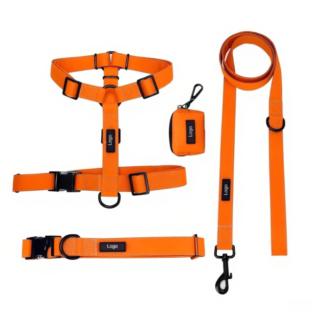 Manufacturers Custom Neoprene Pet Harness Luxury Adjustable H Strap No Pull Reversible Dog Harness Kit