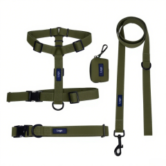 Manufacturers Custom Neoprene Pet Harness Luxury Adjustable H Strap No Pull Reversible Dog Harness Kit