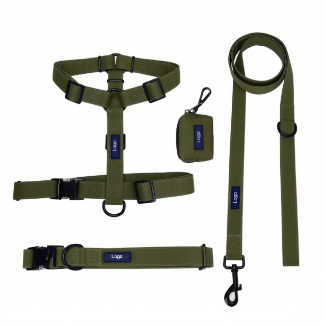 Manufacturers Custom Neoprene Pet Harness Luxury Adjustable H Strap No Pull Reversible Dog Harness Kit