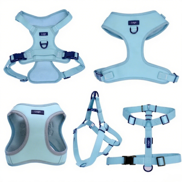 Manufacturers Custom Color Custom Materials Pet Harness Luxury Adjustable Different Design No Pull Reversible Dog Harness Kit
