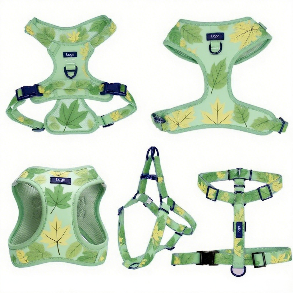 Manufacturers Custom Color Custom Materials Pet Harness Luxury Adjustable Different Design No Pull Reversible Dog Harness Kit