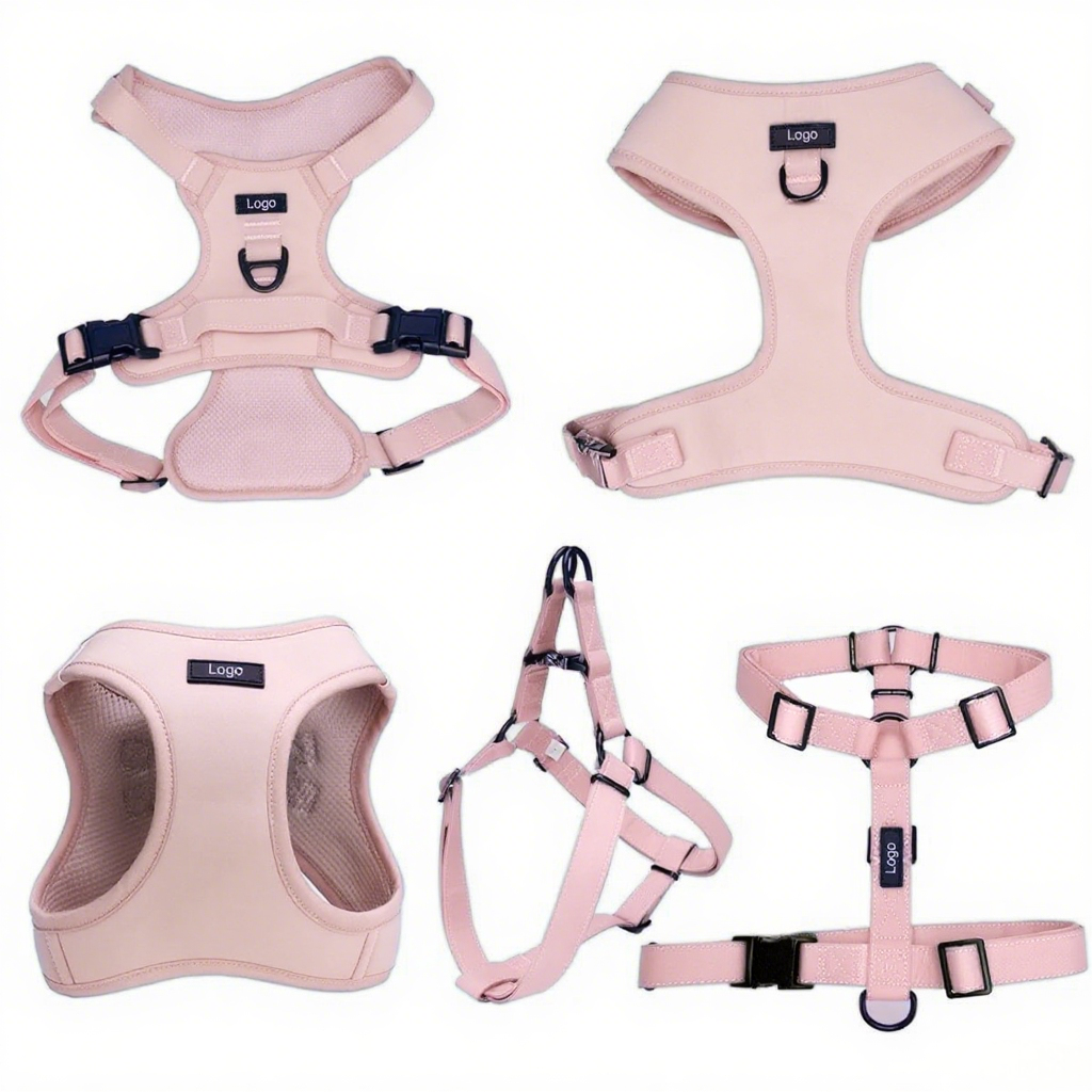 Manufacturers Custom Color Custom Materials Pet Harness Luxury Adjustable Different Design No Pull Reversible Dog Harness Kit