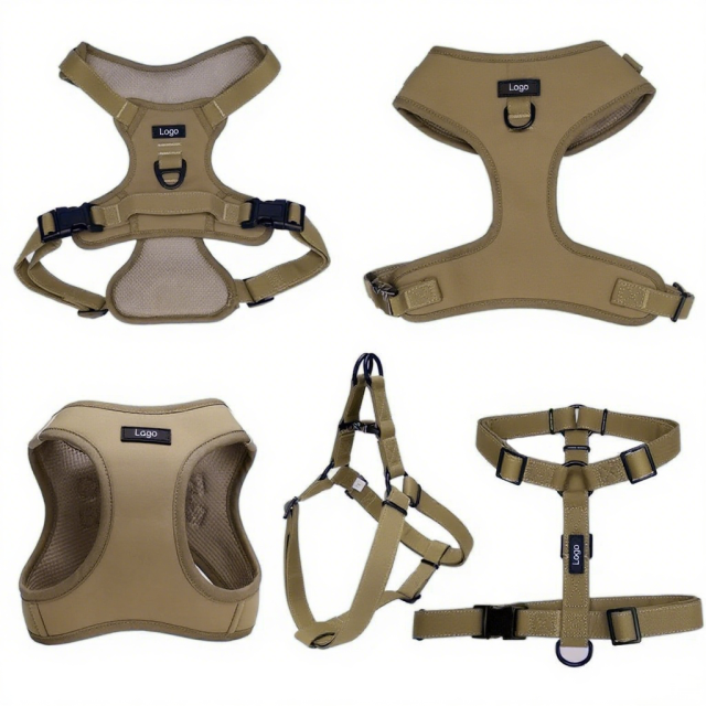 Manufacturers Custom Color Custom Materials Pet Harness Luxury Adjustable Different Design No Pull Reversible Dog Harness Kit