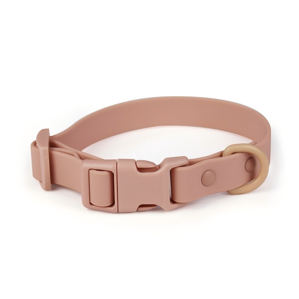 Custom Reflective Dog Collar Rubber Waterproof Pet Collar Adjustable for Dogs or cats