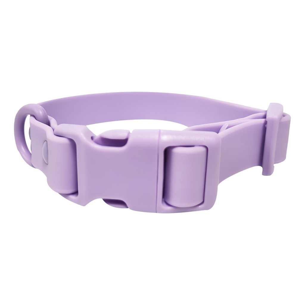 Custom Reflective Dog Collar Rubber Waterproof Pet Collar Adjustable for Dogs or cats