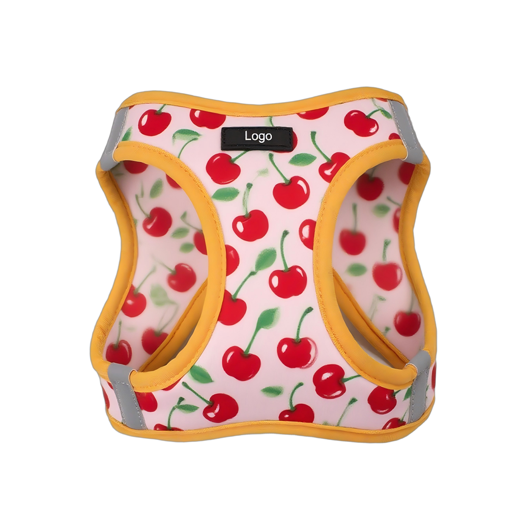 New Hot Selling Luxury and Durable Wholesale Custom No Pull Cute Puppy Pattern Step-in Dog Harness