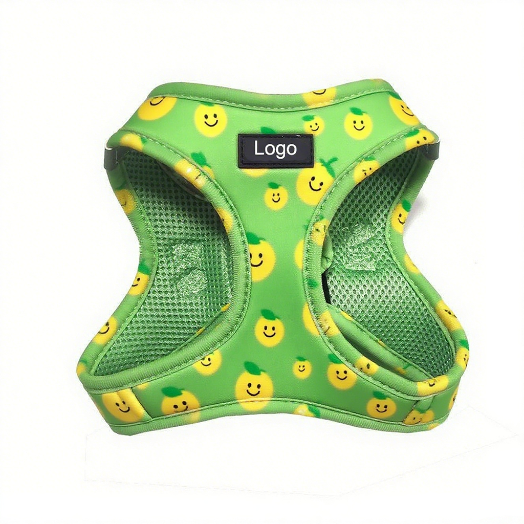 New Hot Selling Luxury and Durable Wholesale Custom No Pull Cute Puppy Pattern Step-in Dog Harness