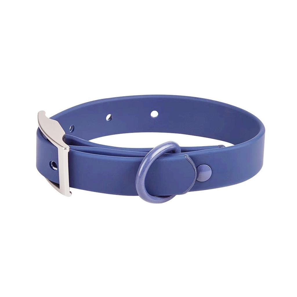 PVC Waterproof Dog Harness Soft Premium Quality Colorful Dog Collar with Metal Accessories