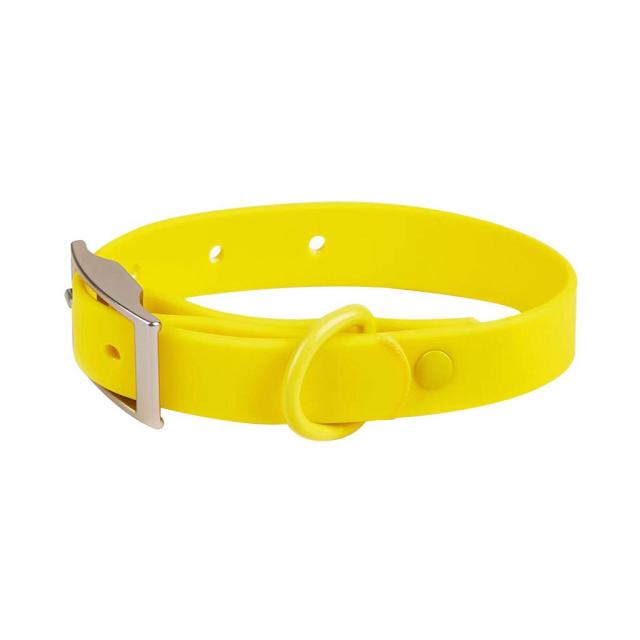 PVC Waterproof Dog Harness Soft Premium Quality Colorful Dog Collar with Metal Accessories