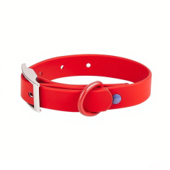 PVC Waterproof Dog Harness Soft Premium Quality Colorful Dog Collar with Metal Accessories