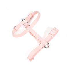 Manufacturers Custom PVC Rubber Coated Waterproof Pet Harness Luxury Adjustable H Strap No Pull Reversible Dog Harness with Single Buckle Design