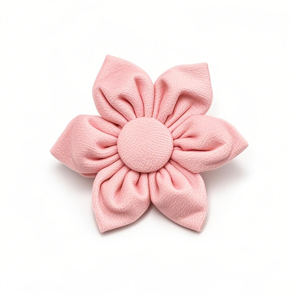 Factory Direct Summer Winter Pet Headwear Solid Pattern Puppy and Cat Dog Tie Stock Animal Design Pet Apparel Accessories Lovely Velvet Flower Style Detachable Pet Bow Tie
