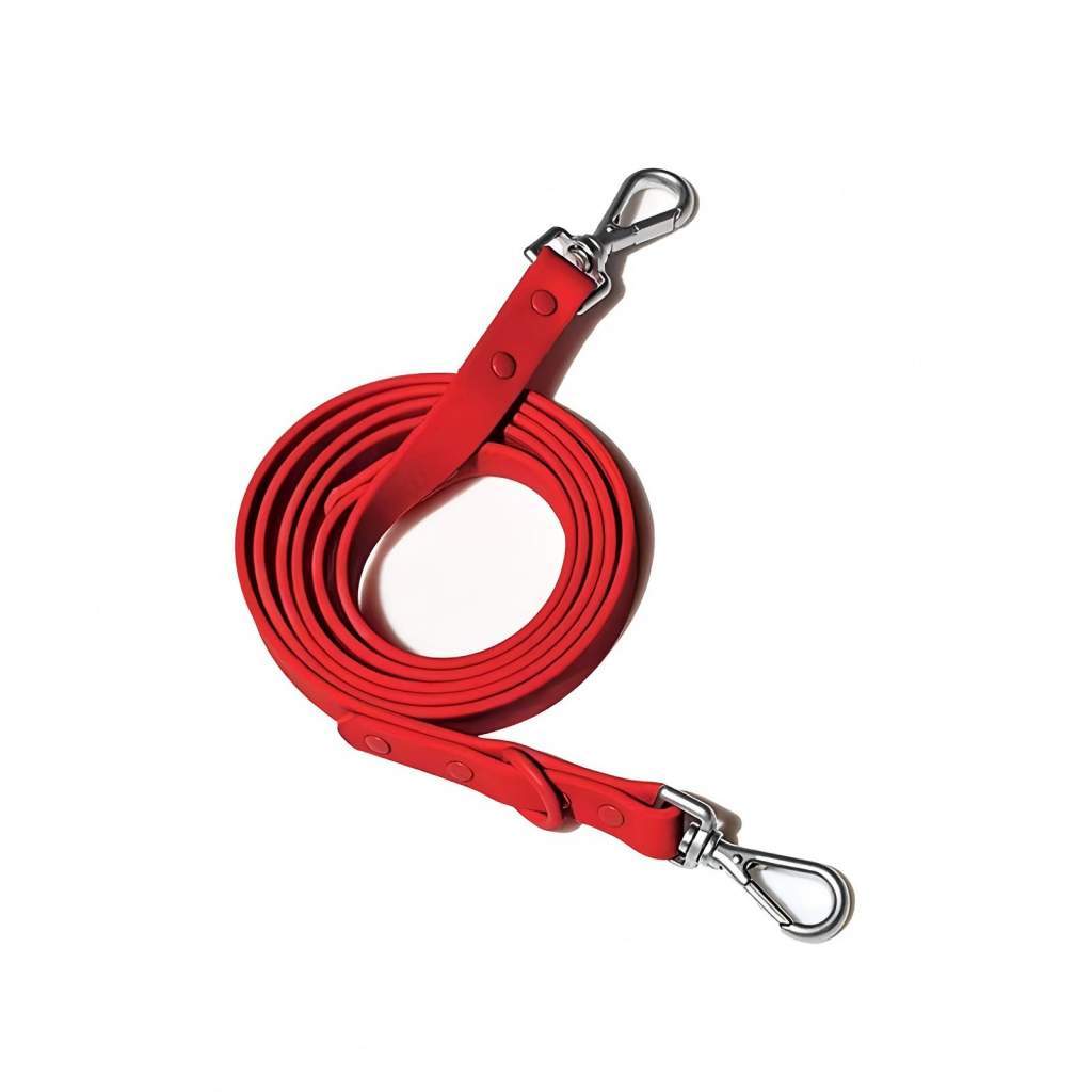 Adjustable Long Leash Waterproof Training Handsfree Outdoor PVC Coated Webbing Dog Leash Great for Training, Beach, Yard, Play, Camping