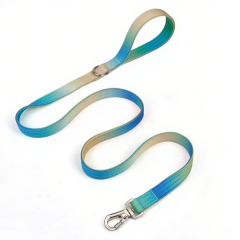 Pet Leash Custom color gradient Soft Adjustable Accessories Hands Free Dog Leash Premium Luxury Durable Dog Leash