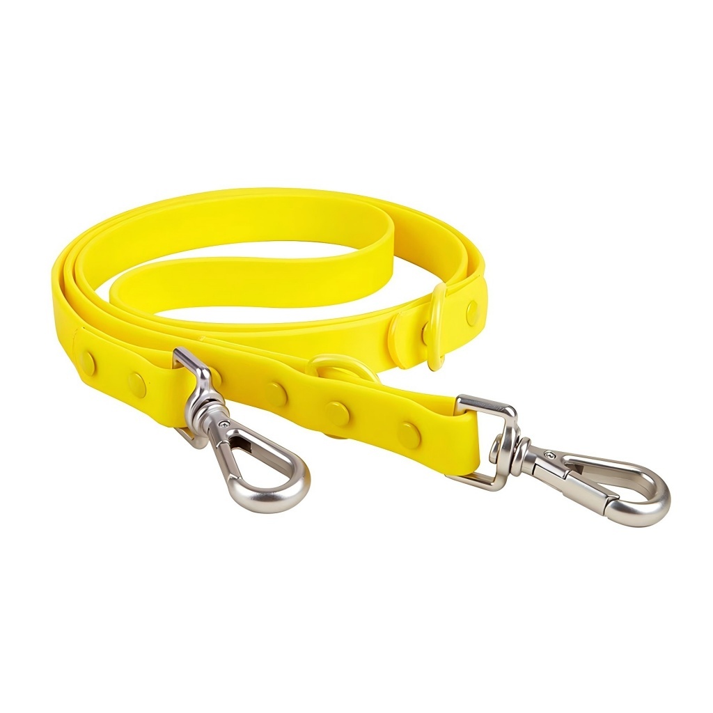 Adjustable Long Leash Waterproof Training Handsfree Outdoor PVC Coated Webbing Dog Leash Great for Training, Beach, Yard, Play, Camping