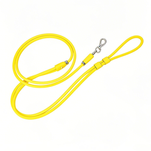 Adjustable Long Rope Leash Waterproof Training Handsfree Outdoor PVC Coated Webbing Dog Leash Great for Training, Beach, Yard, Play, Camping