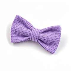 Factory Direct Summer Winter Nylon Pet Headwear Solid Pattern Puppy and Cat Dog Tie Stock Animal Design Pet Apparel Accessories Luxury Style Detachable Pet Bow Tie
