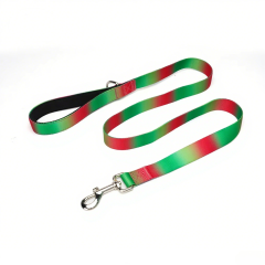 Pet Leash Custom color gradient Soft Adjustable Accessories Hands Free Dog Leash Premium Luxury Durable Dog Leash