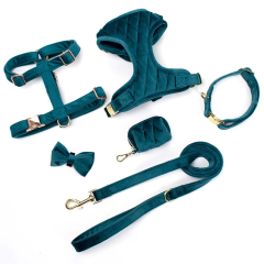 Adjustable Pet Chest Vest All Size Quick Release Safety Velvet Dog Harness Suit With Metal Accessories Buckle