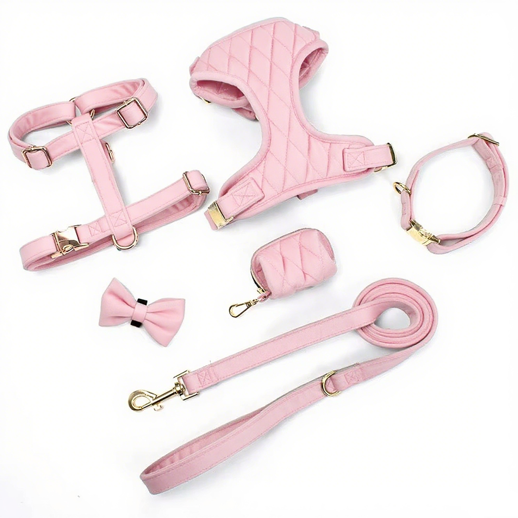 Adjustable Pet Chest Vest All Size Quick Release Safety Velvet Dog Harness Suit With Metal Accessories Buckle