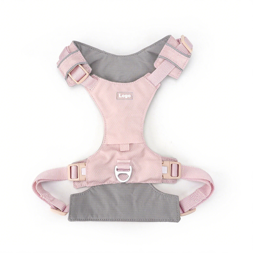 Simple Lightweight Pet Harness Adjustable Breathable Comfortable Easy Clean Fabric