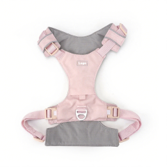 Simple Lightweight Pet Harness Adjustable Breathable Comfortable Easy Clean Fabric