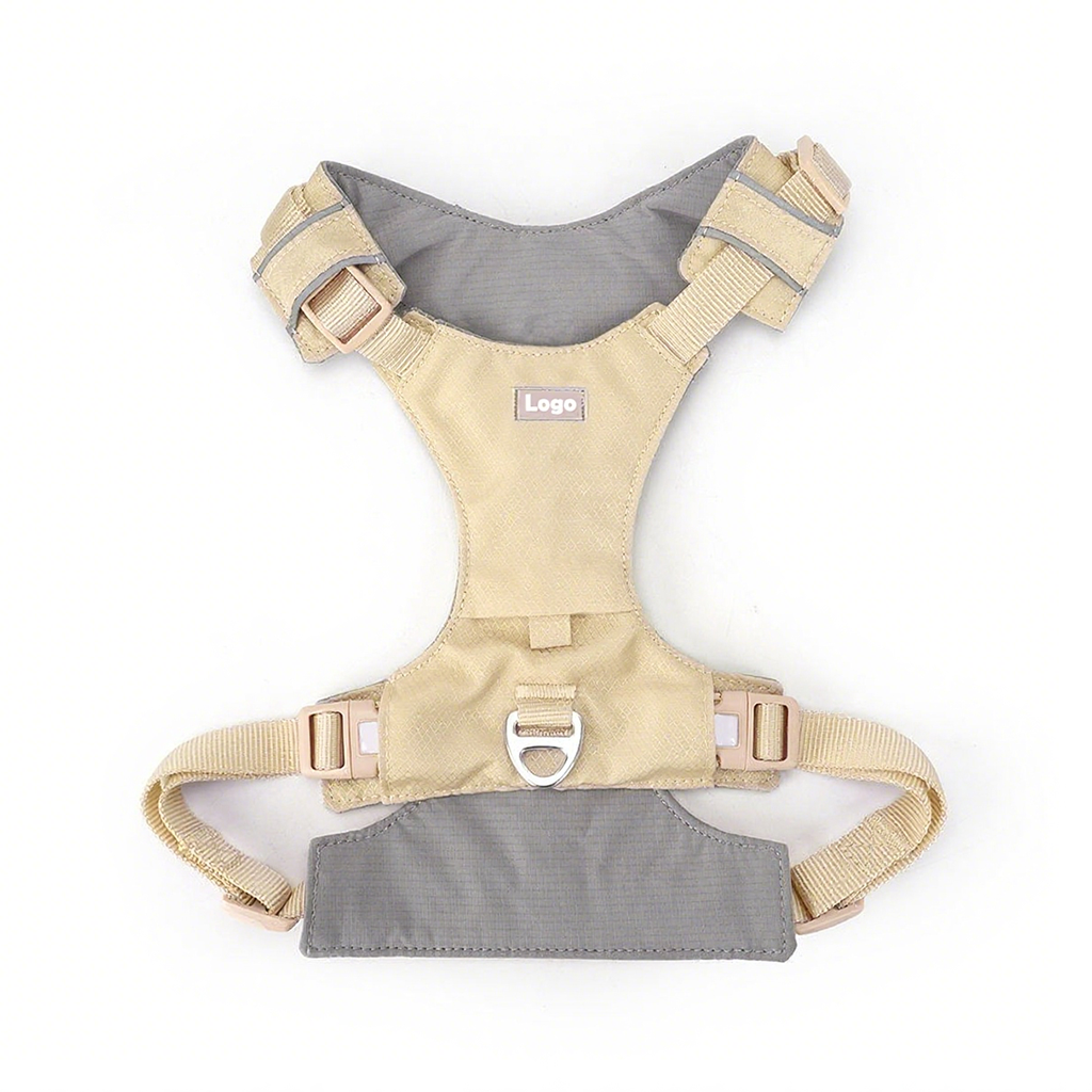Simple Lightweight Pet Harness Adjustable Breathable Comfortable Easy Clean Fabric