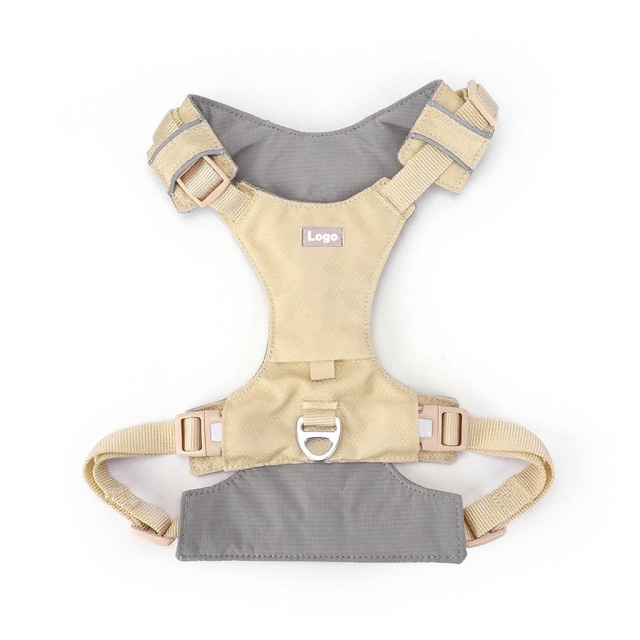 Simple Lightweight Pet Harness Adjustable Breathable Comfortable Easy Clean Fabric