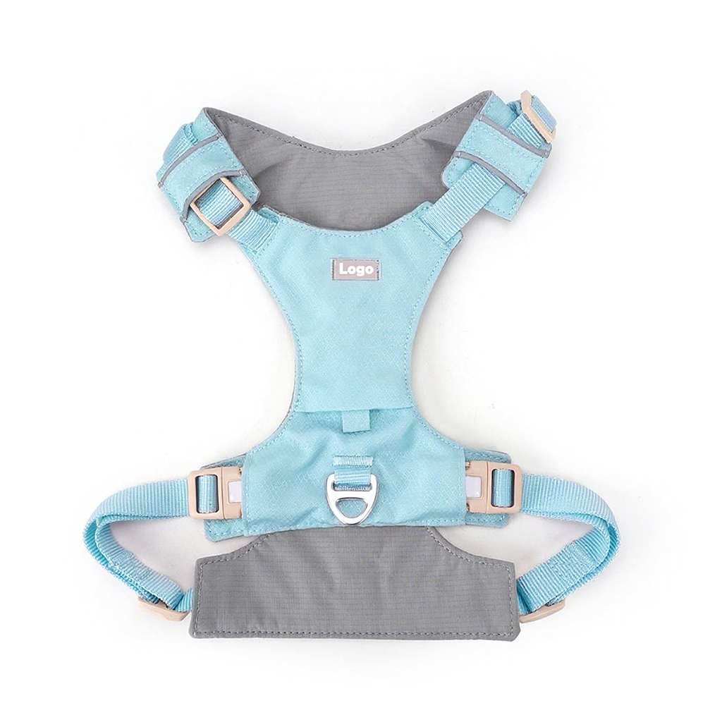 Simple Lightweight Pet Harness Adjustable Breathable Comfortable Easy Clean Fabric