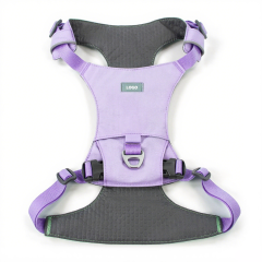Simple Lightweight Pet Harness Adjustable Breathable Comfortable Easy Clean Fabric