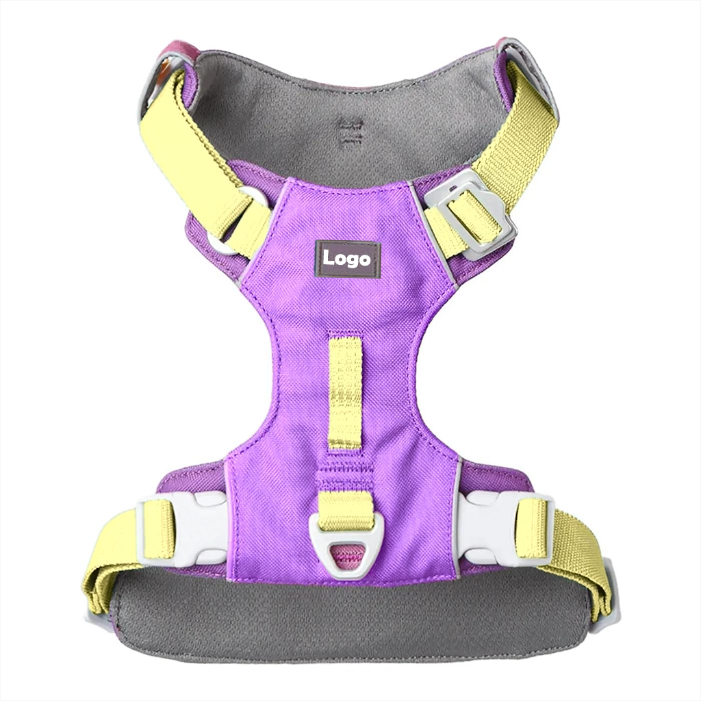 Simple Lightweight Pet Harness Adjustable Breathable Comfortable Easy Clean Fabric