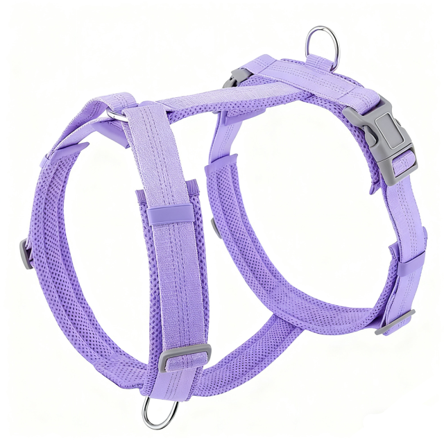 Luxury Neoprene Mesh Dog Harness Soft Padded Breathable Nylon Comfortable Dog Harness Y Style Chest Harness for Dogs