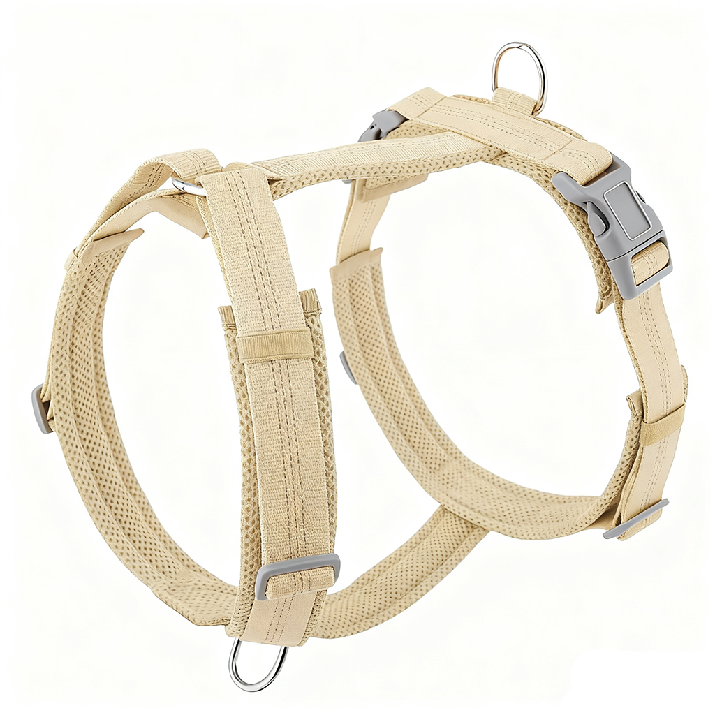 Luxury Neoprene Mesh Dog Harness Soft Padded Breathable Nylon Comfortable Dog Harness Y Style Chest Harness for Dogs