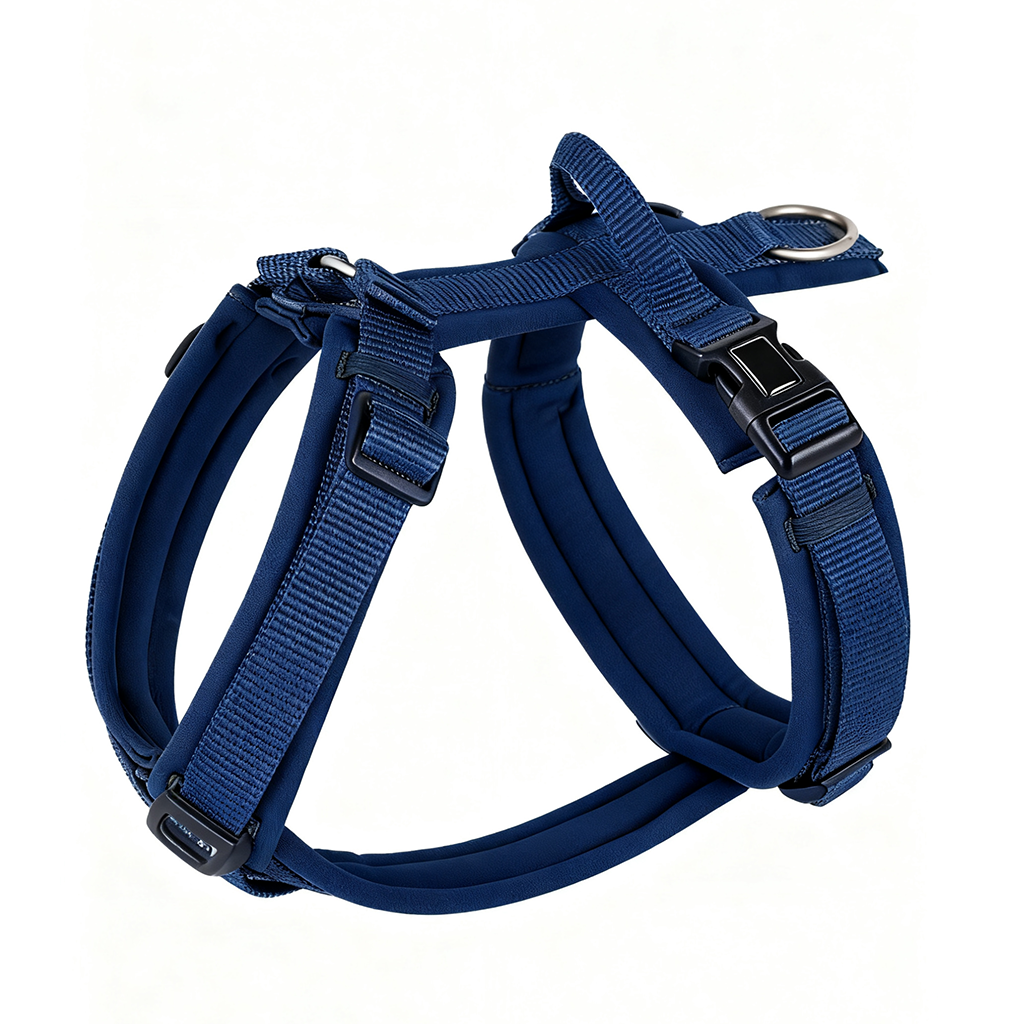 Custom Adjustable Heavy Duty Nylon Work Easy Walker Neoprene Padded Extra Large Dog Adventure Harness