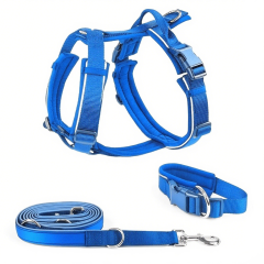 Custom Adjustable Heavy Duty Nylon Work Easy Walker Neoprene Padded Extra Large Dog Adventure Harness