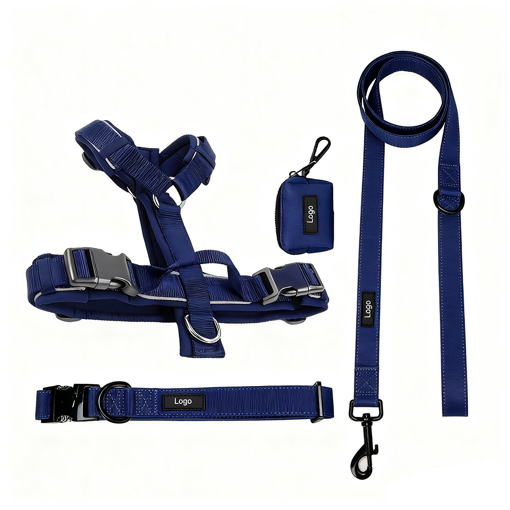 Luxury Neoprene Mesh Dog Harness Soft Padded Breathable Nylon Comfortable Dog Harness Y Style Chest Harness for Dogs