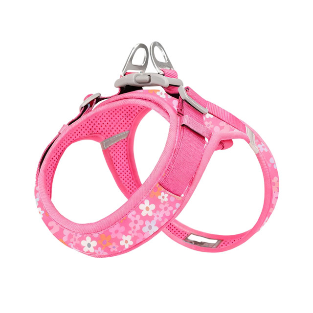 OEM Custom Eco-friendly Fabric Small Adjustable Pet Cat Harness Reflective Harness Adjustable Soft Padded Pet Vest