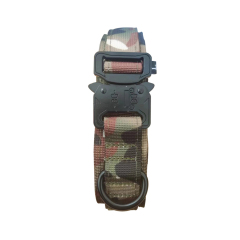 High Quality Heavy Duty Metal Buckle Pet Dog Training Collar Large Dogs Collar and Leash Set Outdoor Tactical Dog Collar