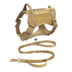 Tactical Outdoor Dog Training Strap Durable Chest Back for Medium and Large Dogs Adjustable Anti-Break Pets' Backpack