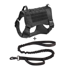 Tactical Outdoor Dog Training Strap Durable Chest Back for Medium and Large Dogs Adjustable Anti-Break Pets' Backpack