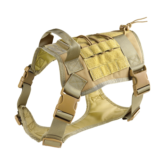 Tactical Outdoor Dog Training Strap Durable Chest Back for Medium and Large Dogs Adjustable Anti-Break Pets' Backpack