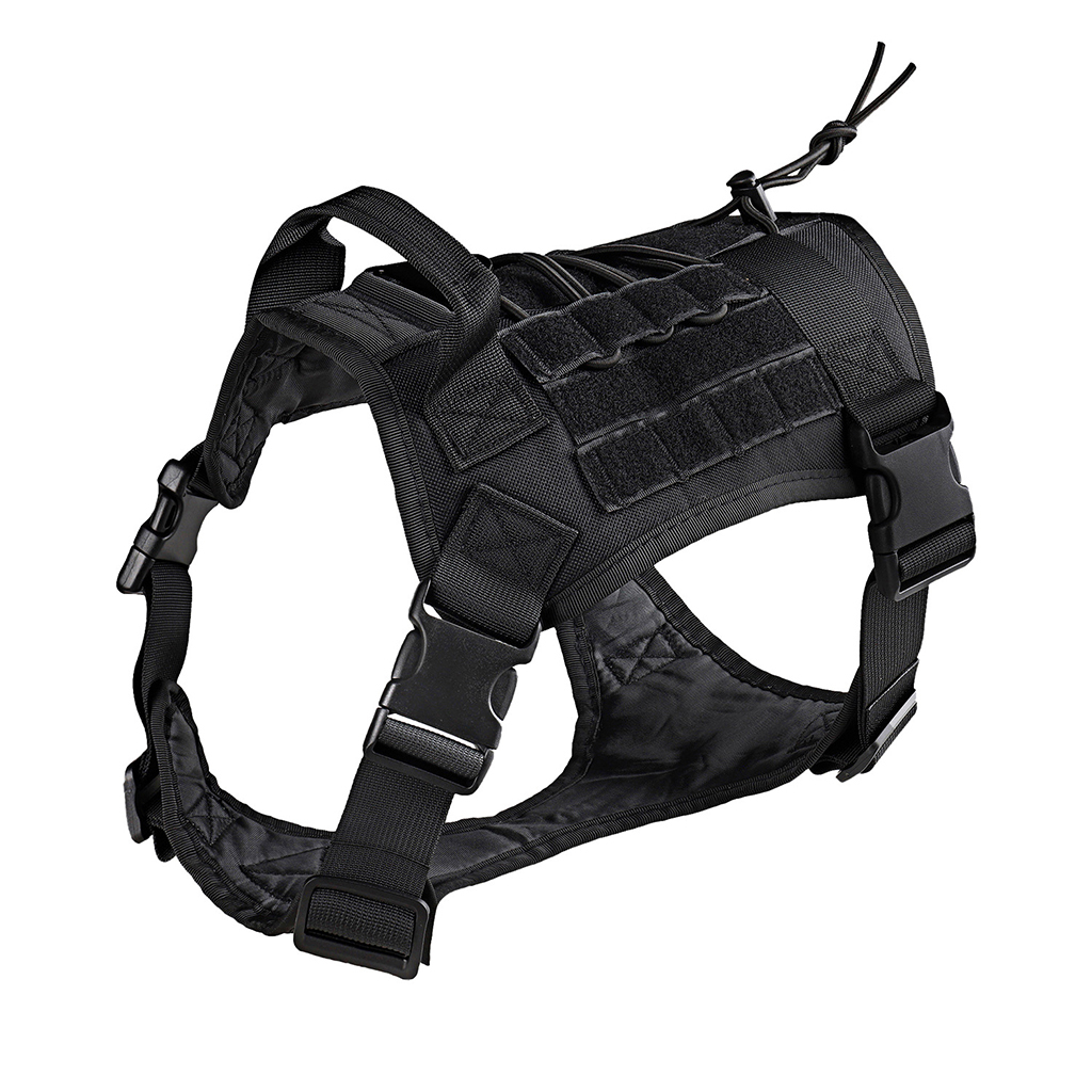 Tactical Outdoor Dog Training Strap Durable Chest Back for Medium and Large Dogs Adjustable Anti-Break Pets' Backpack