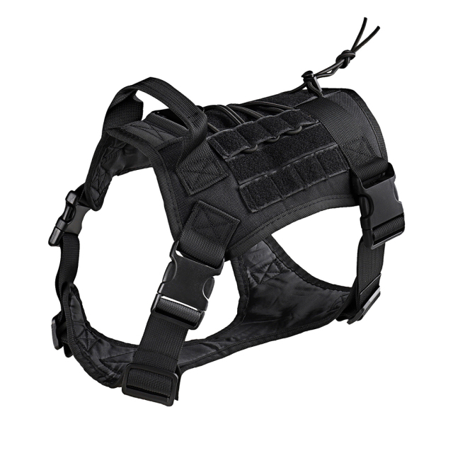 Tactical Outdoor Dog Training Strap Durable Chest Back for Medium and Large Dogs Adjustable Anti-Break Pets' Backpack