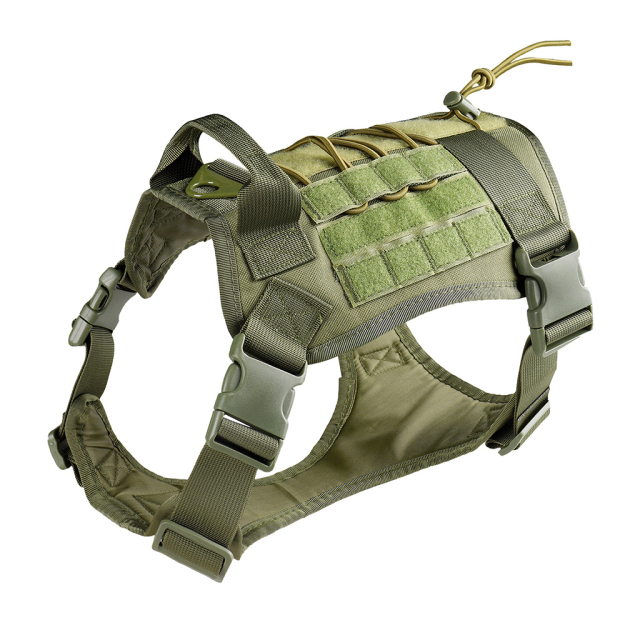 Tactical Outdoor Dog Training Strap Durable Chest Back for Medium and Large Dogs Adjustable Anti-Break Pets' Backpack
