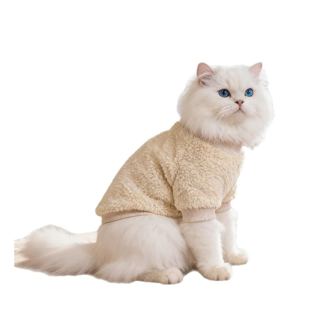 Dog Clothes Winter Pet Costume Plush Coat for Small and Medium Dogs and Cats Warm Outfits Pet Apparel Winter Fleece Dog Clothes