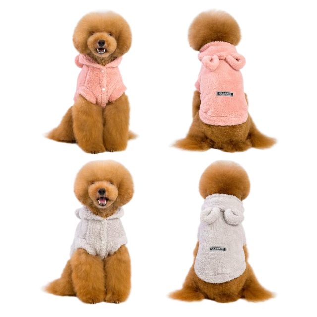 Autumn Winter Fleece Pet Dog Hoodie Comfortable Leisure Style New Method Fight Cat and Dog Clothing Supplies for Cats Dogs