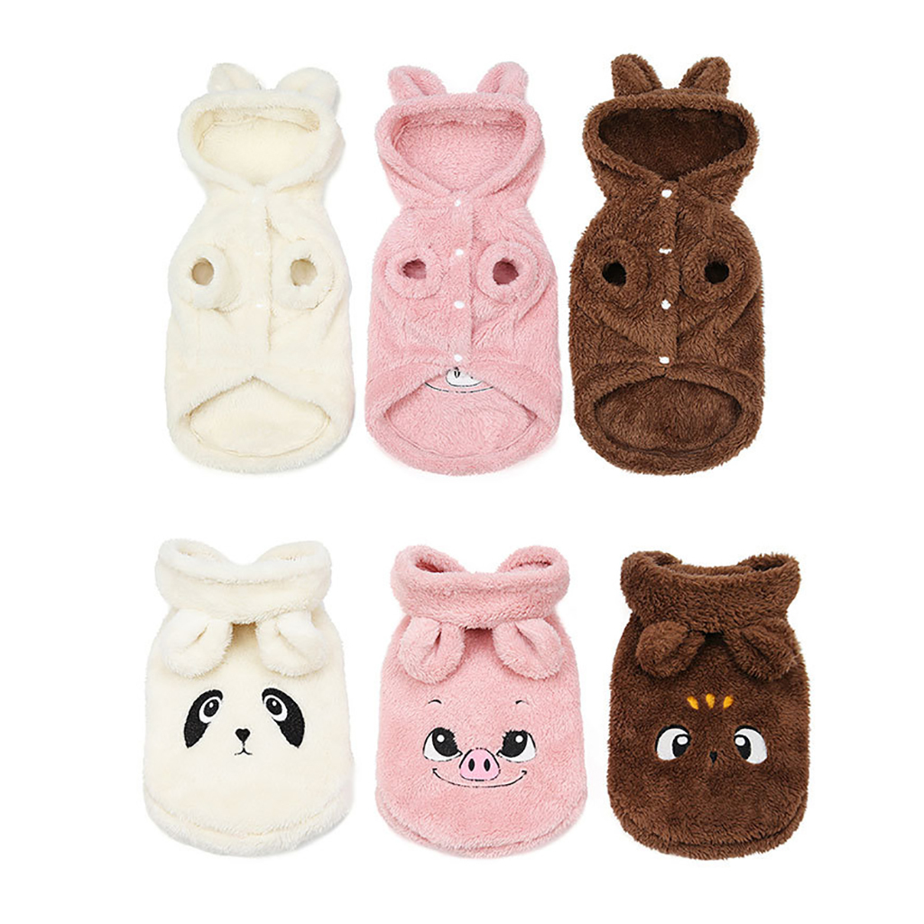 Autumn Winter Fleece Pet Dog Hoodie Comfortable Leisure Style New Method Fight Cat and Dog Clothing Supplies for Cats Dogs