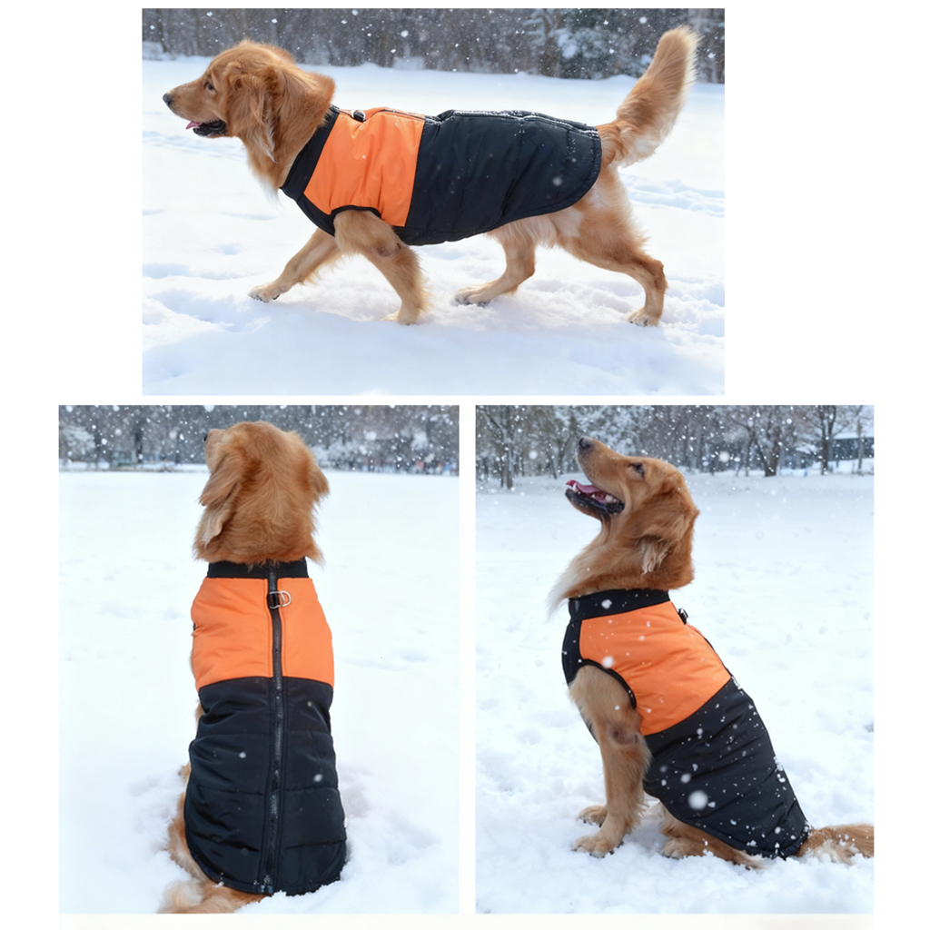 New Waterproof Small, Medium, Large Dog Vest Jacket Winter Warm Pet Clothes Puppy Pug Coat Dogs Pets Clothing from S to 9XL with 12 sizes